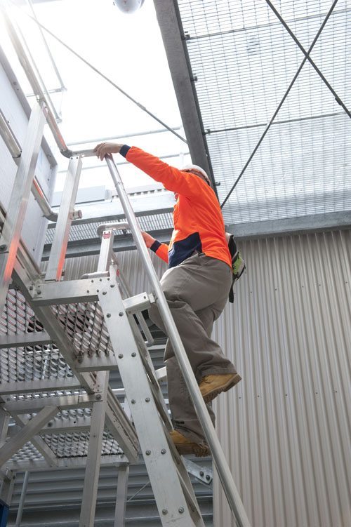 Ladders, steps and stairs. What to use and when